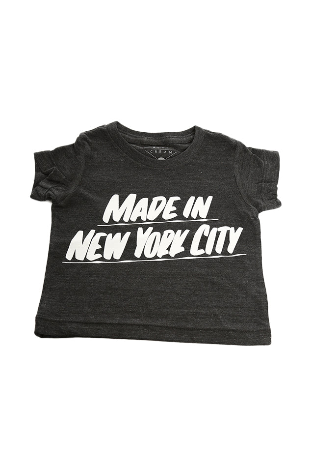Charcoal Baron Von Fancy Made in NYC Tee - blueandcream