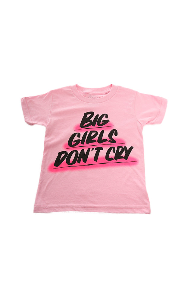 Pink Baron Von Fancy Big Girls Don't Cry Tee - blueandcream
