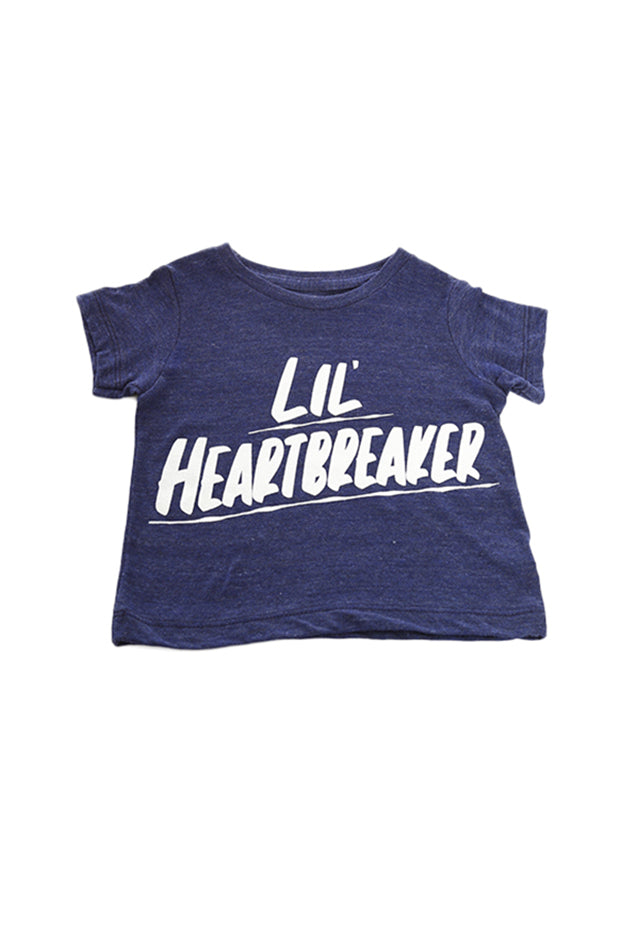 Lil' Heartbreaker Tee Navy - blueandcream