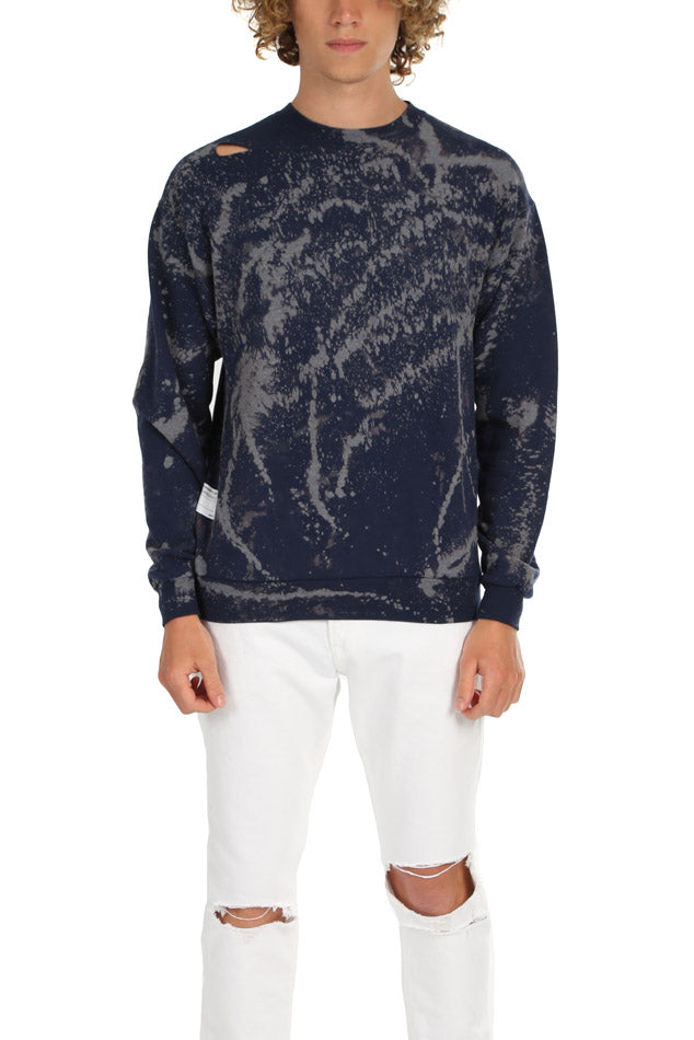 Icons US Cosmic Sweatshirt Navy - blueandcream