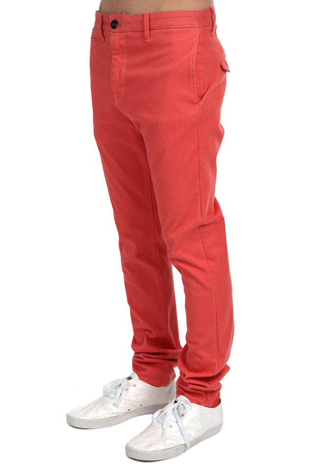 The Axe Chino Pant Light Red - blueandcream