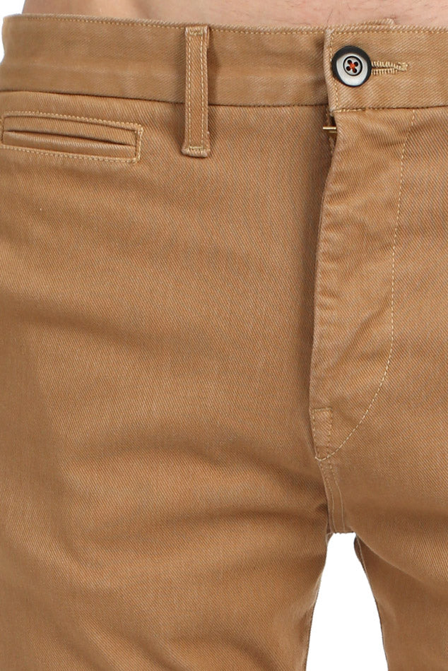 The Axe Denit Chino Pant Khaki - blueandcream