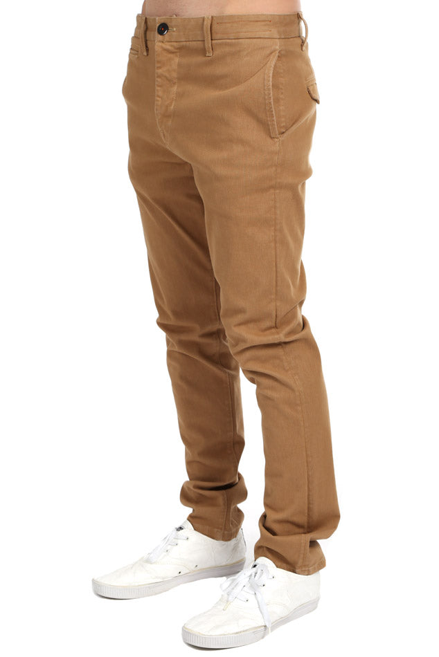 The Axe Denit Chino Pant Khaki - blueandcream