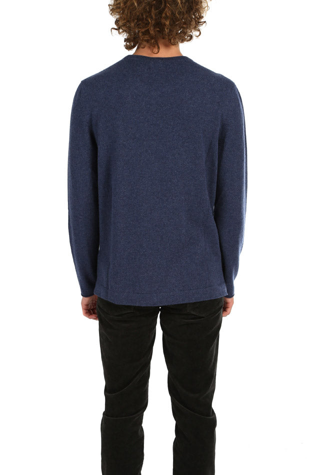 Massimo Alba Crewneck Sweater - blueandcream