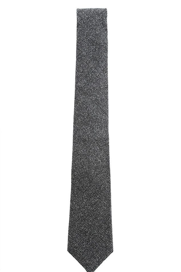 Acne Webber Wool Tie - blueandcream