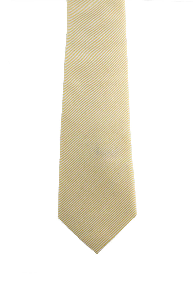 Alexander Olch Cotton Yellow Tie - blueandcream
