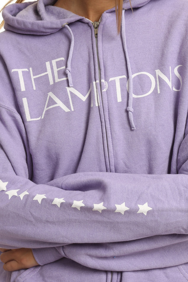 Lamptons Skull Hoodie Purple - blueandcream