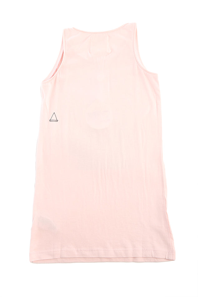 light pink tank top dress Girls Small 6/7 Lands End Tank Top Dress Light Pink
