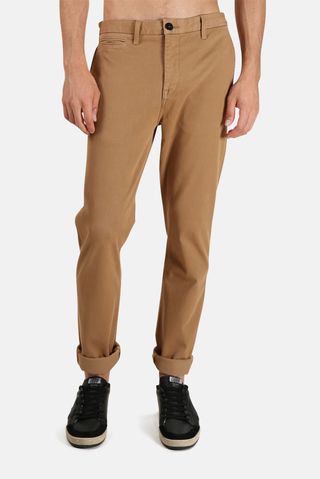 The Axe Chino Pant Tobacco - blueandcream