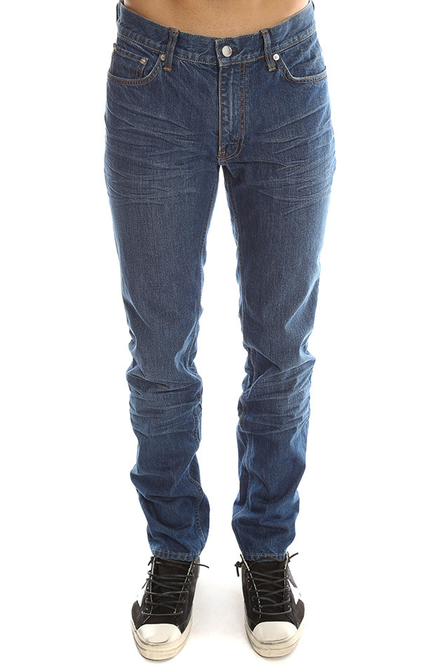 BLK DNM Grand Blue Slim Denim - blueandcream