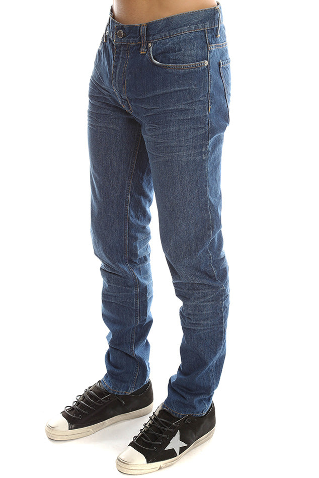 BLK DNM Grand Blue Slim Denim - blueandcream