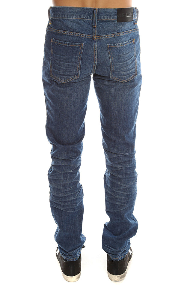 BLK DNM Grand Blue Slim Denim - blueandcream