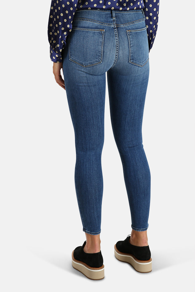 FRAME Le High Skinny Jeans - blueandcream