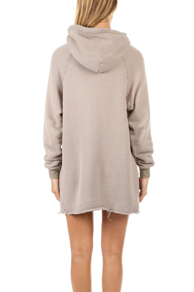 Weezy Hoodie Dress Dusty Rose - blueandcream