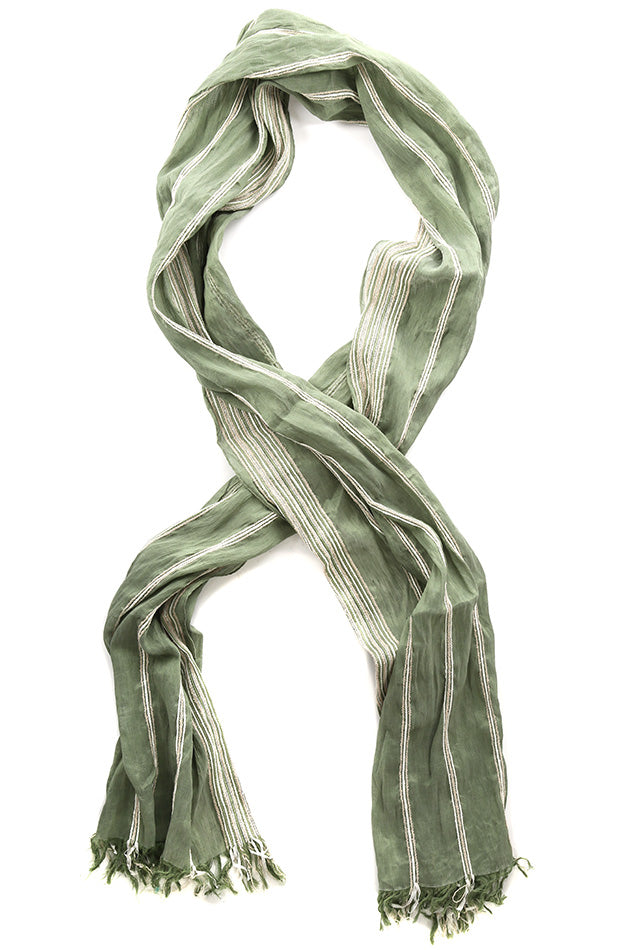Yigal Azrouel Embroidered Scarf - blueandcream