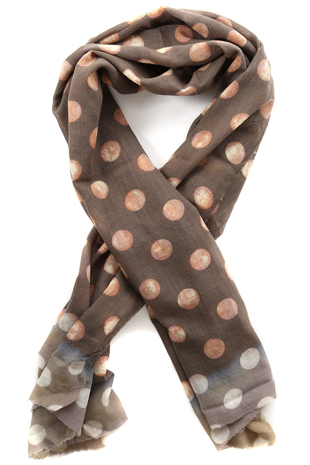 Brown Giada Forte My Scarf - blueandcream