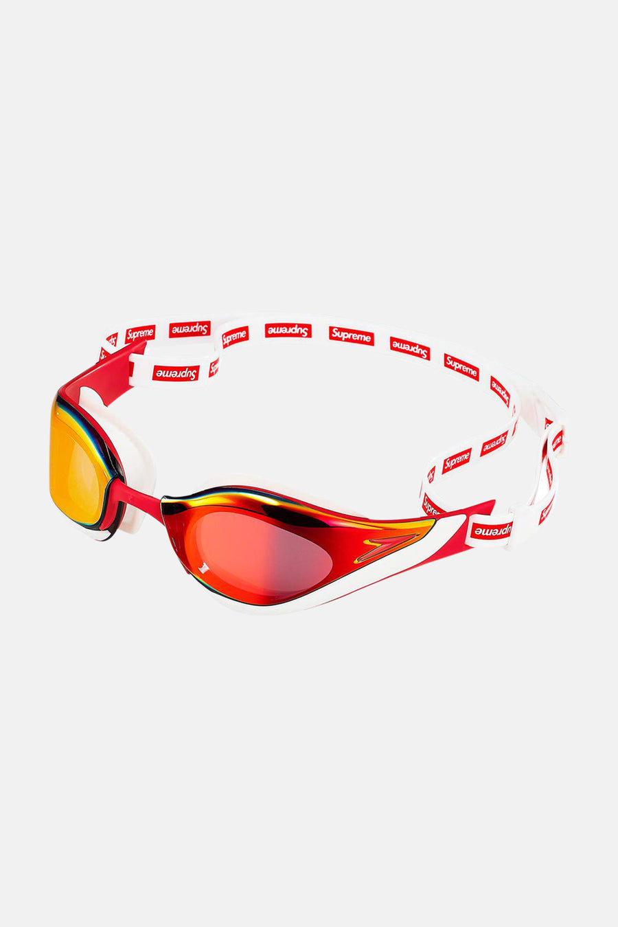 Speedo Swim Goggles White/Red
