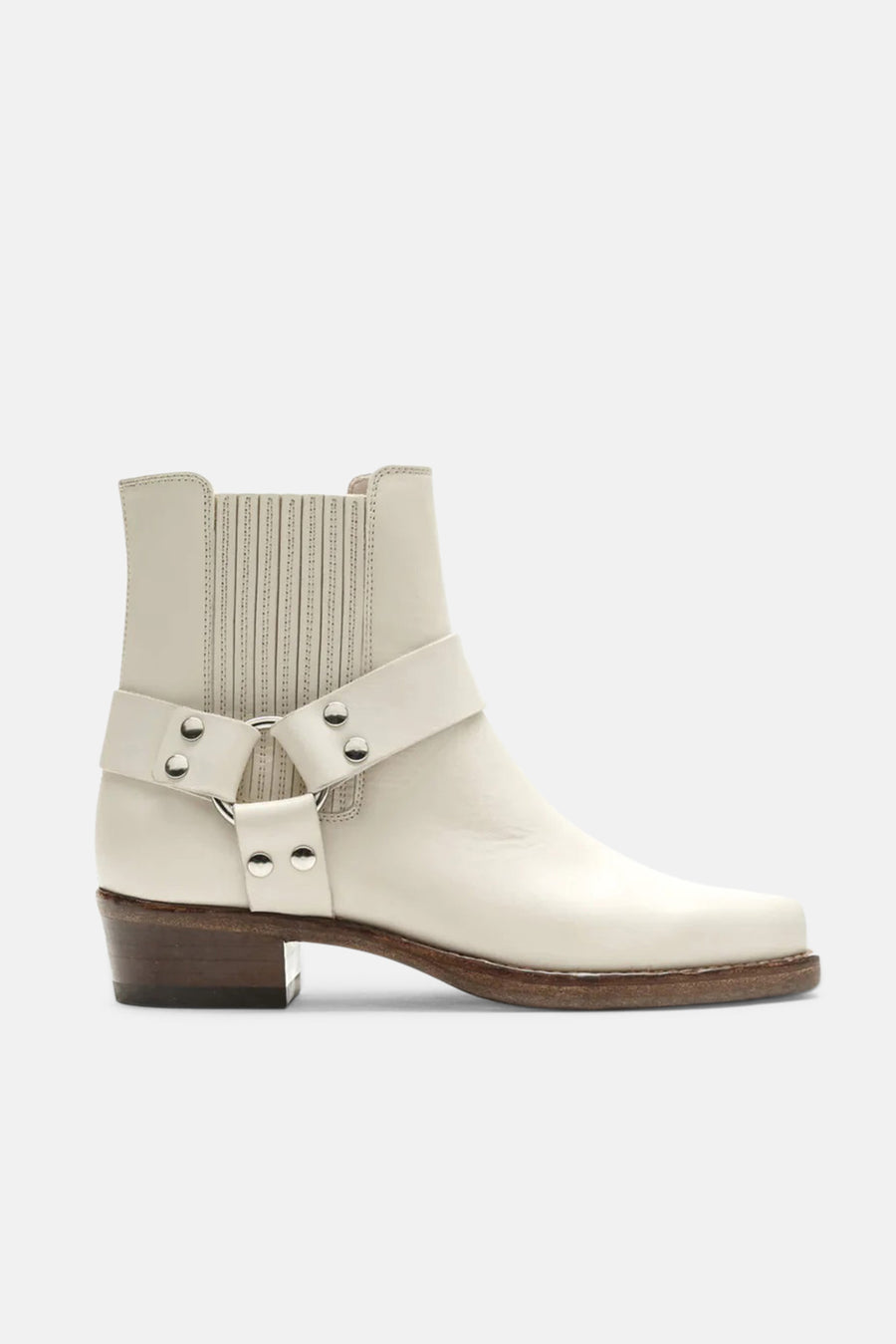 Cavalry Boot Ivory Leather