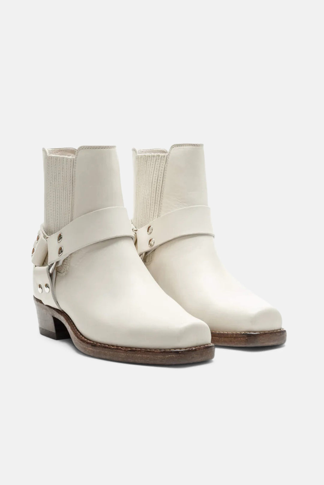 Cavalry Boot Ivory Leather