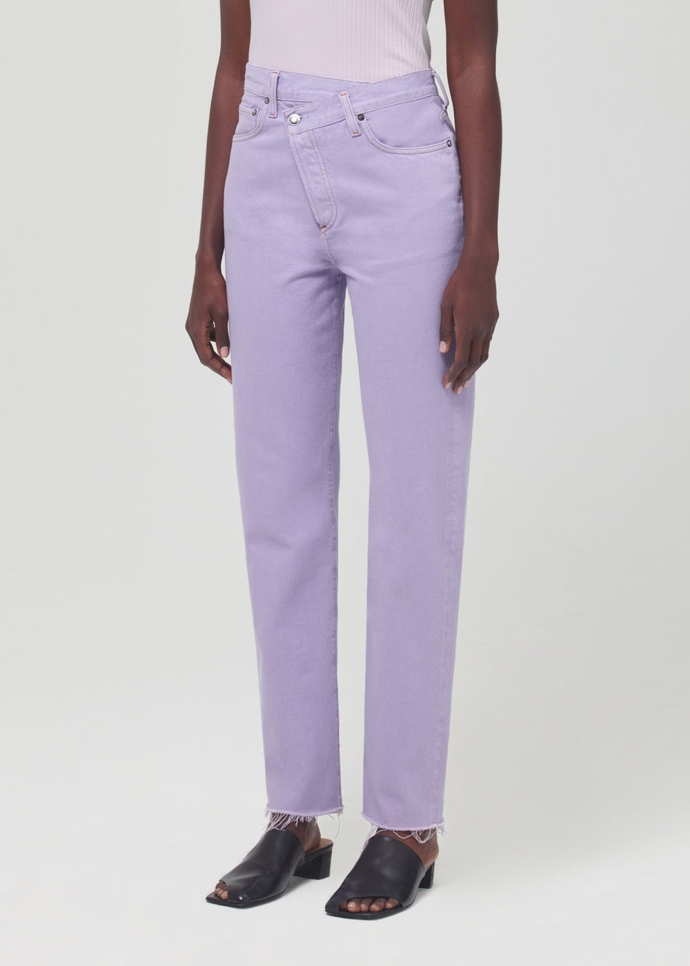 Criss Cross Straight Jean Hard Candy - blueandcream
