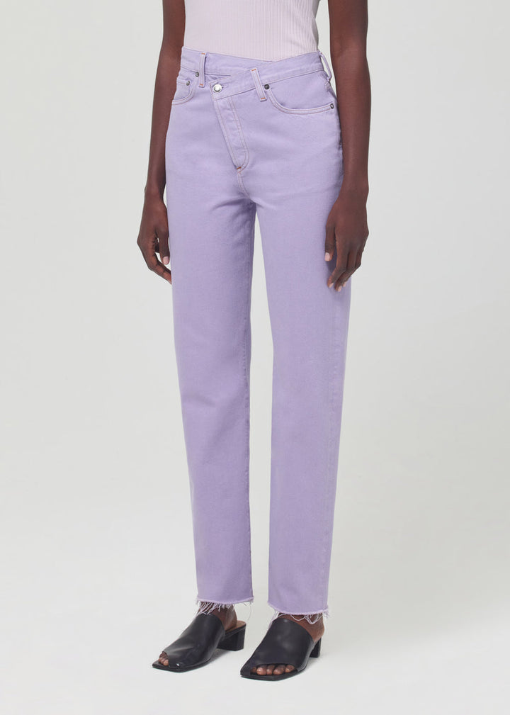 Criss Cross Straight Jean Hard Candy - blueandcream