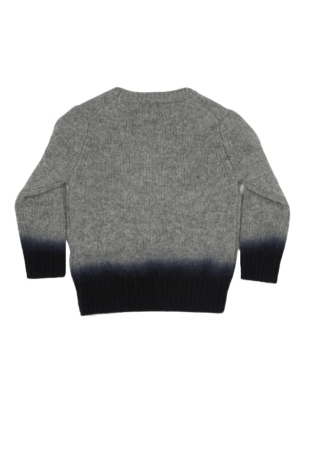 Acne Studios Kids Mini Chet Dip Sweater - blueandcream