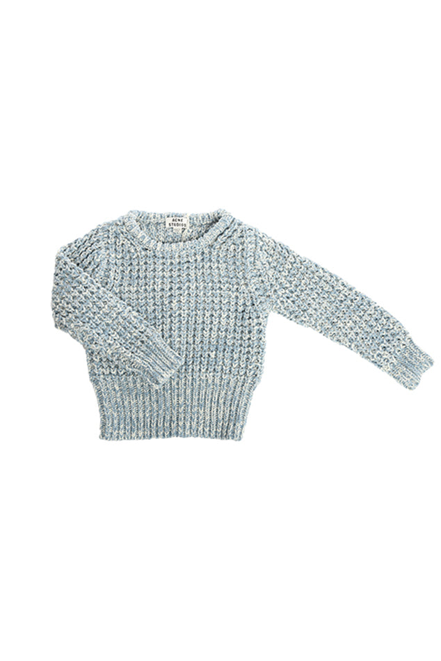 Acne Studios Mini Lia Woven Sweater - blueandcream
