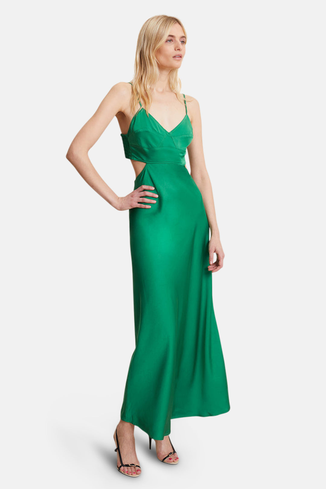 A.L.C. Blakely Dress Spruce blueandcream A.L.C. Blakely Dress Spruce blueandcream