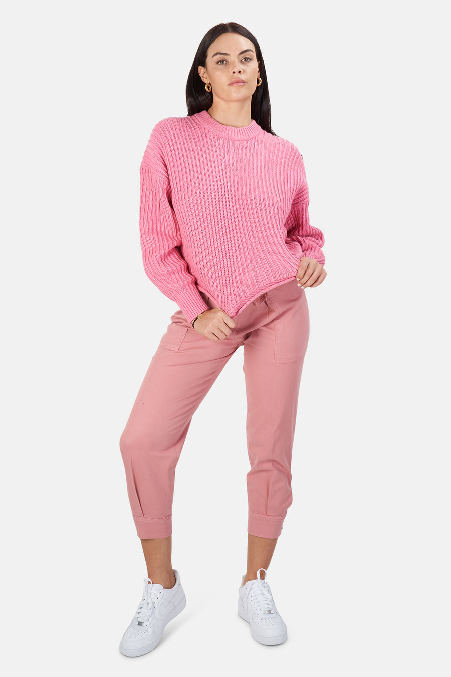 Lianne Sweater Pink Lady - blueandcream