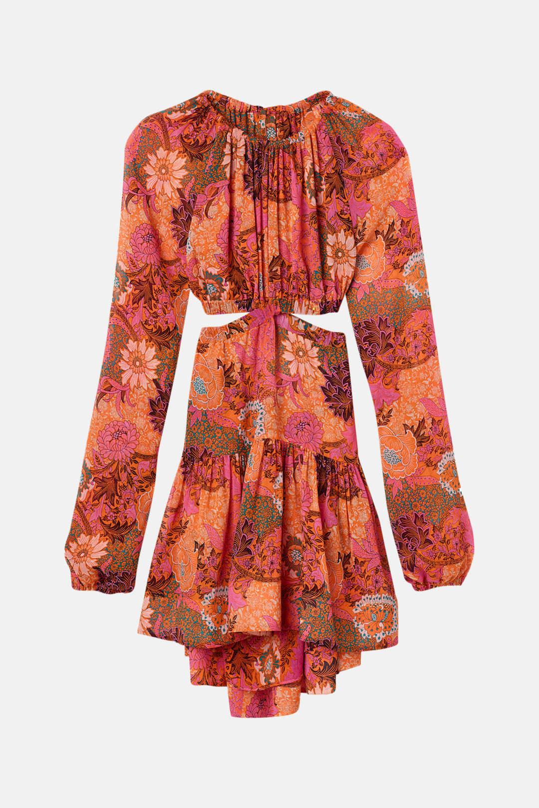 A.L.C. Izzy Dress Pink/Orange Multi – blueandcream A.L.C. Izzy Dress Pink/Orange Multi – blueandcream