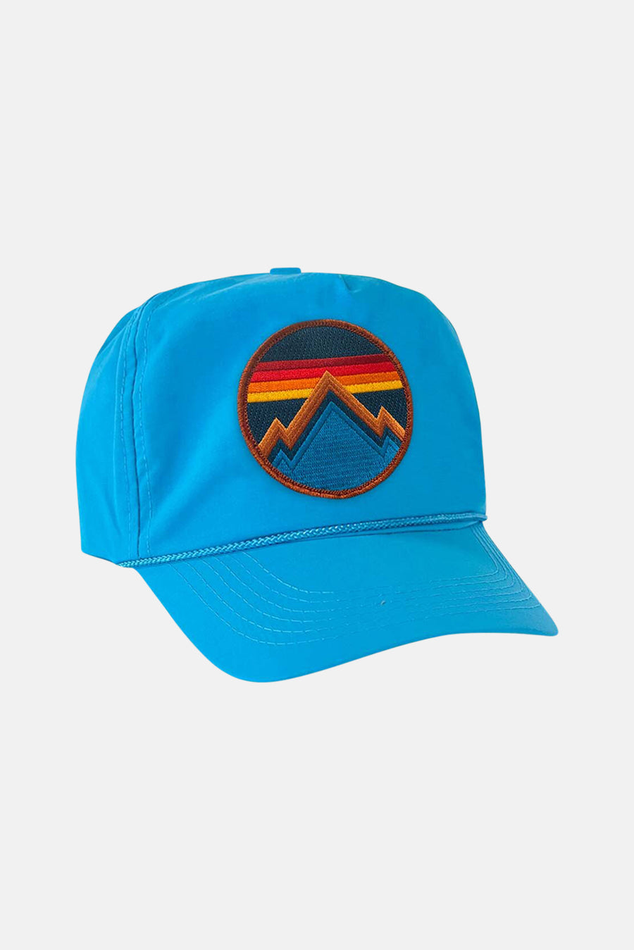 All Seasons Vintage Nylon Trucker Hat Light Blue - blueandcream