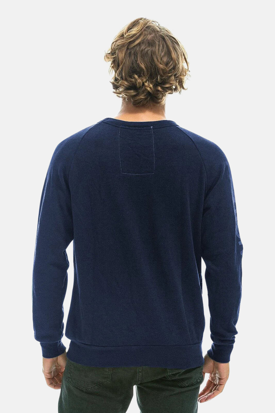Signature Logo Sweatshirt Navy - blueandcream