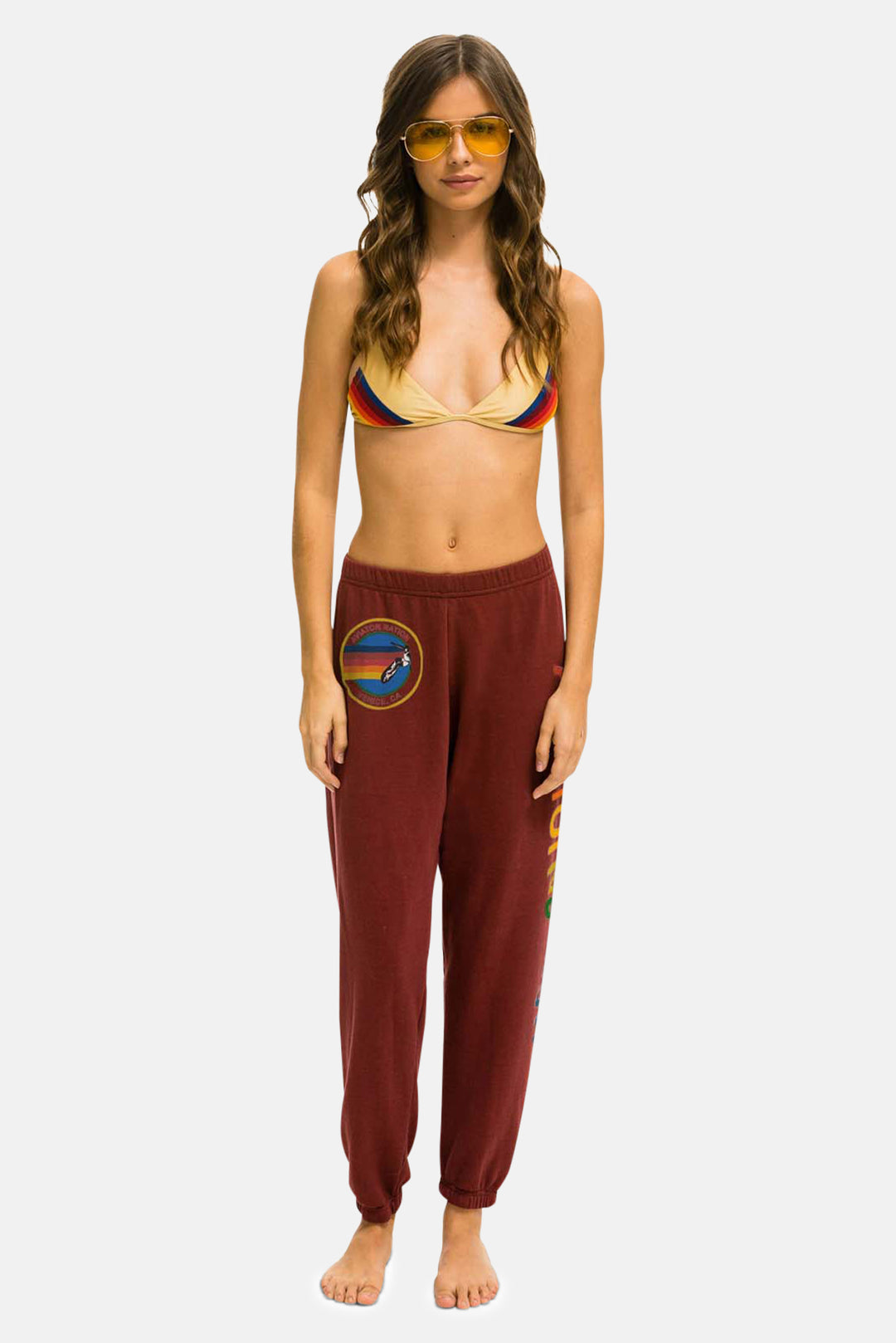 Women's Sweatpants Claret - blueandcream