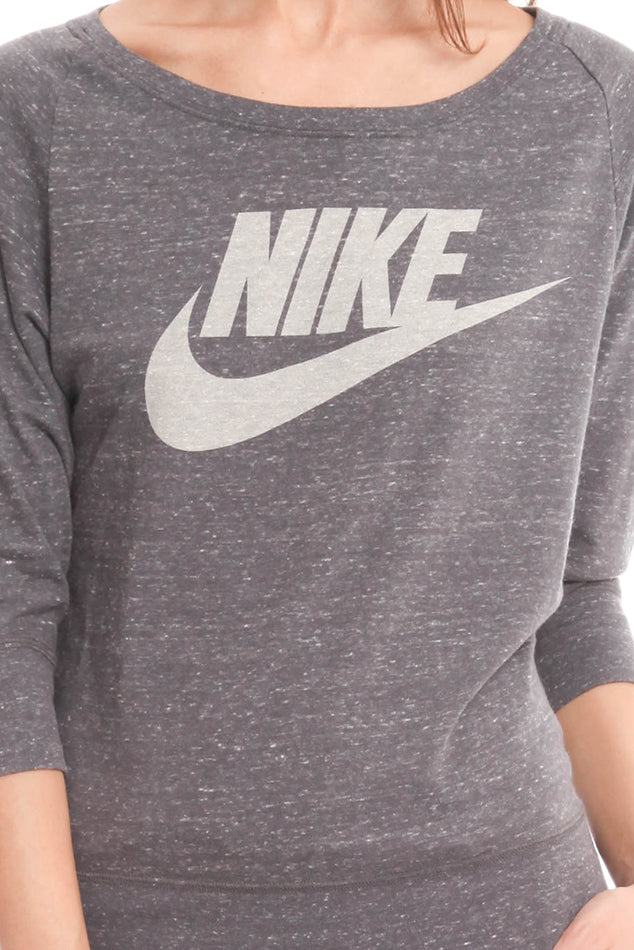 Nike 3/4 Sleeve Logo Sweater - blueandcream