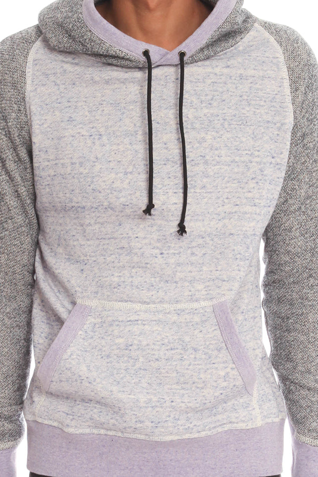 Pullover Hoodie Lavender/Charcoal - blueandcream