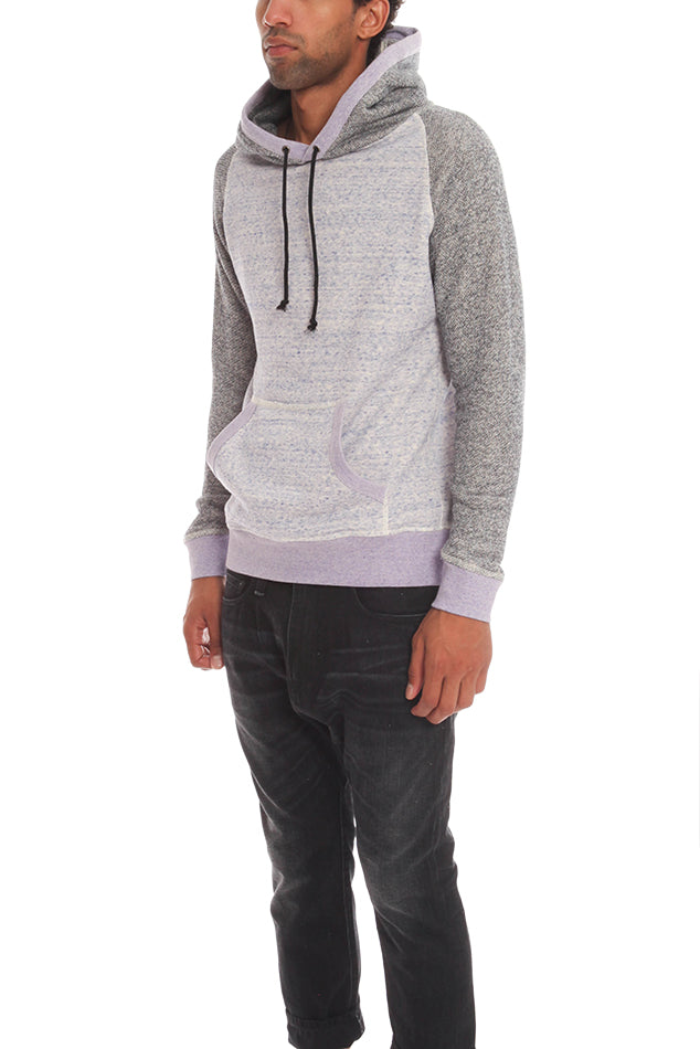 Pullover Hoodie Lavender/Charcoal - blueandcream