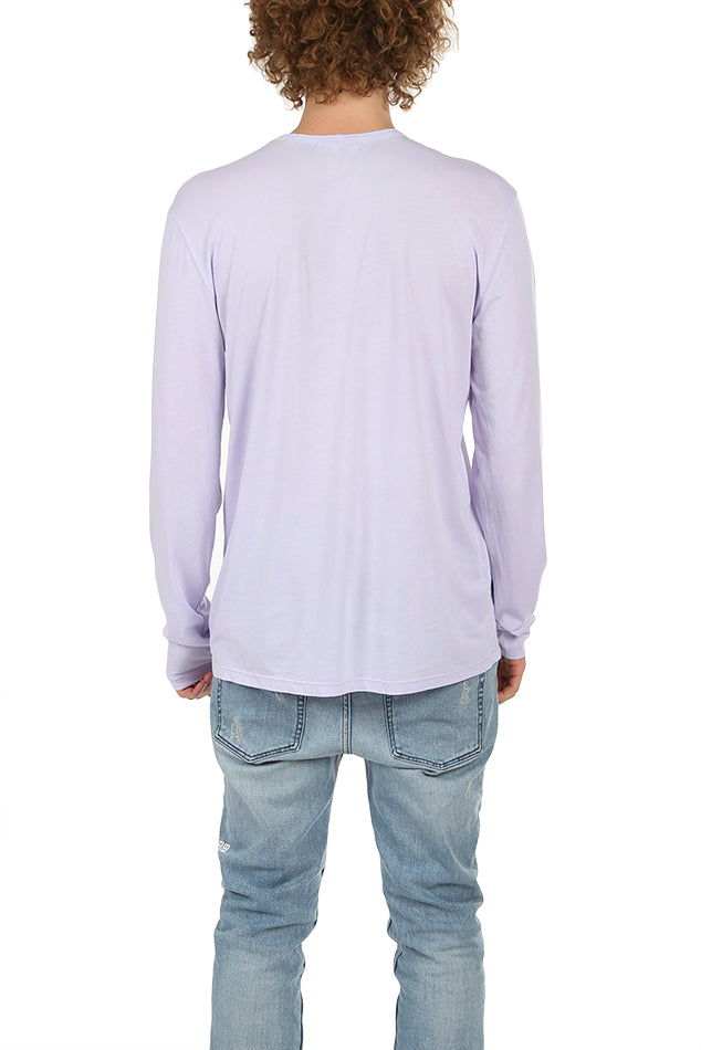 Classic Crew Long Sleeve Shirt Vintage Light Purple - blueandcream