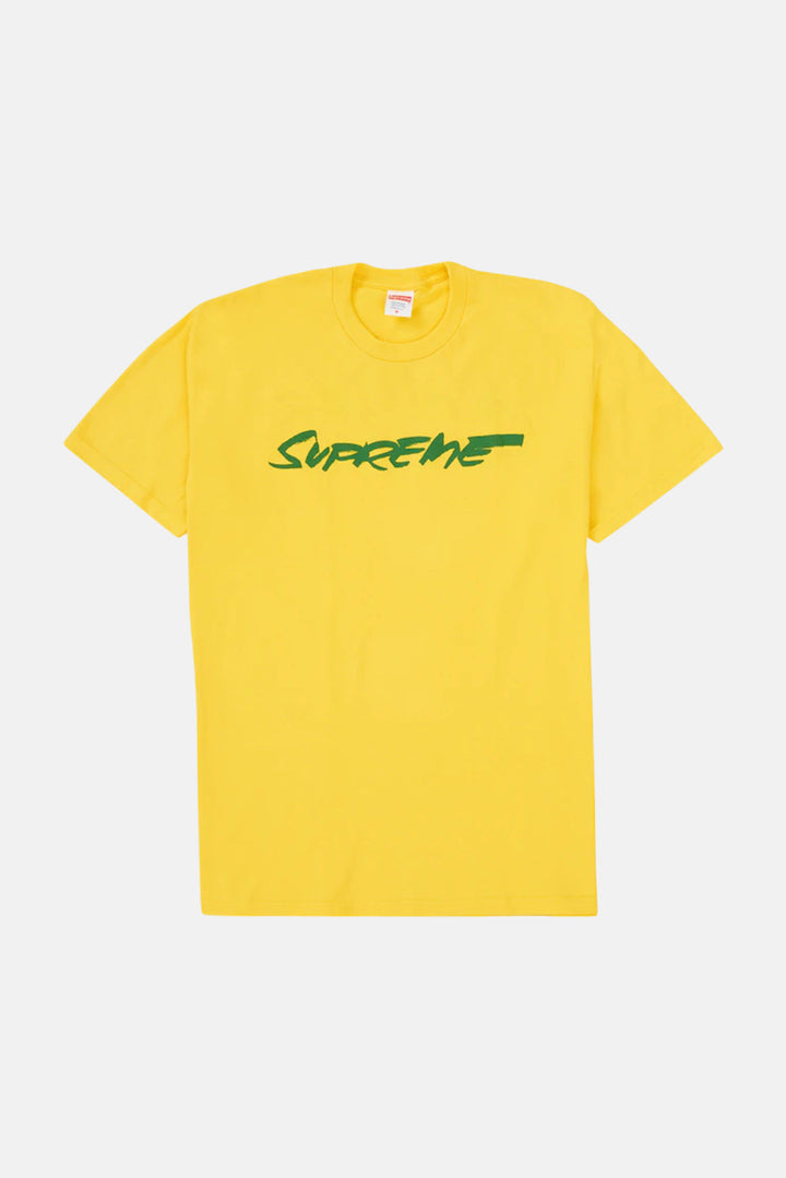 Supreme Futura Logo Tee Yellow - blueandcream