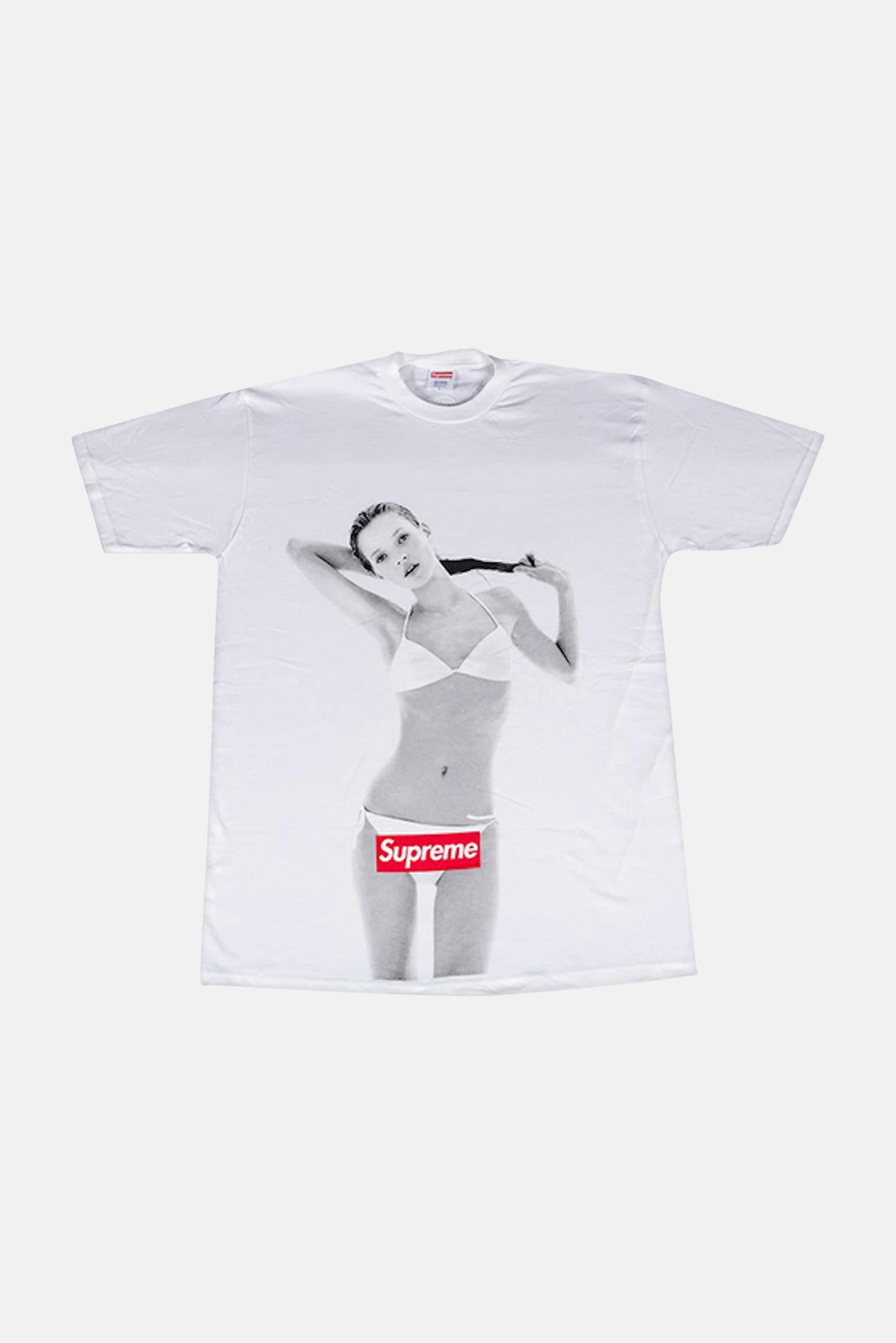 2004 Kate Moss 10th Anni Vintage Tee White