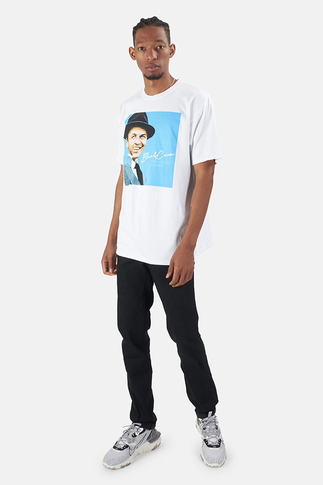 Sinatra Tee White - blueandcream