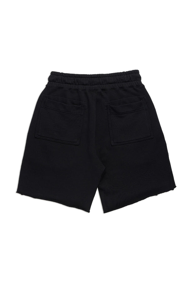 Bronx Zip Shorts Jet Black - blueandcream