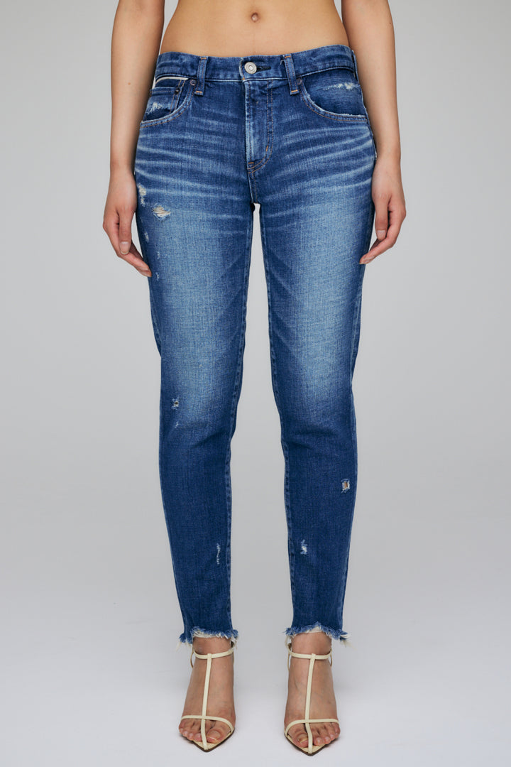 Daleville Long Skinny Jean Blue - blueandcream