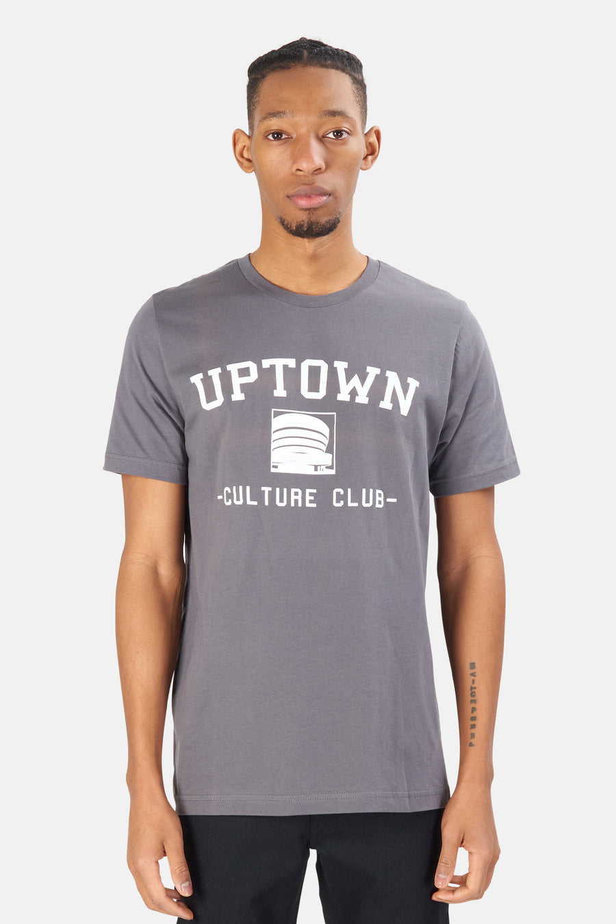 Uptown Culture Club Tee Grey - blueandcream