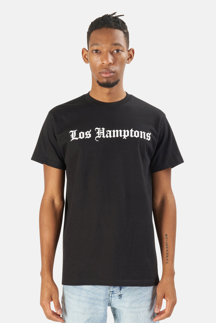x SSUR Los Hamptons Tee Black - blueandcream