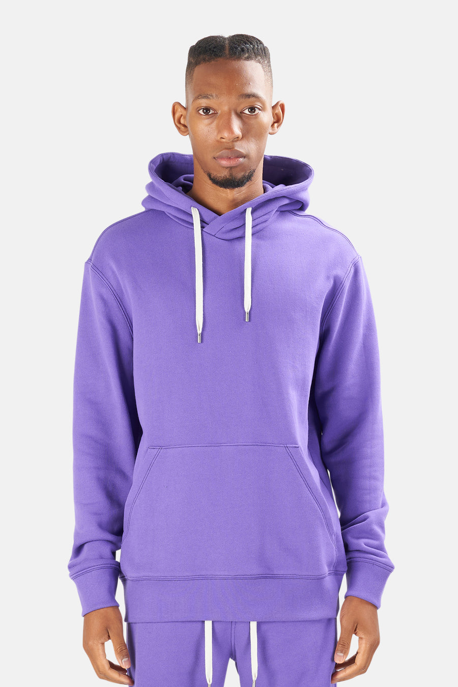 The Hood Hoodie Bright Purple - blueandcream
