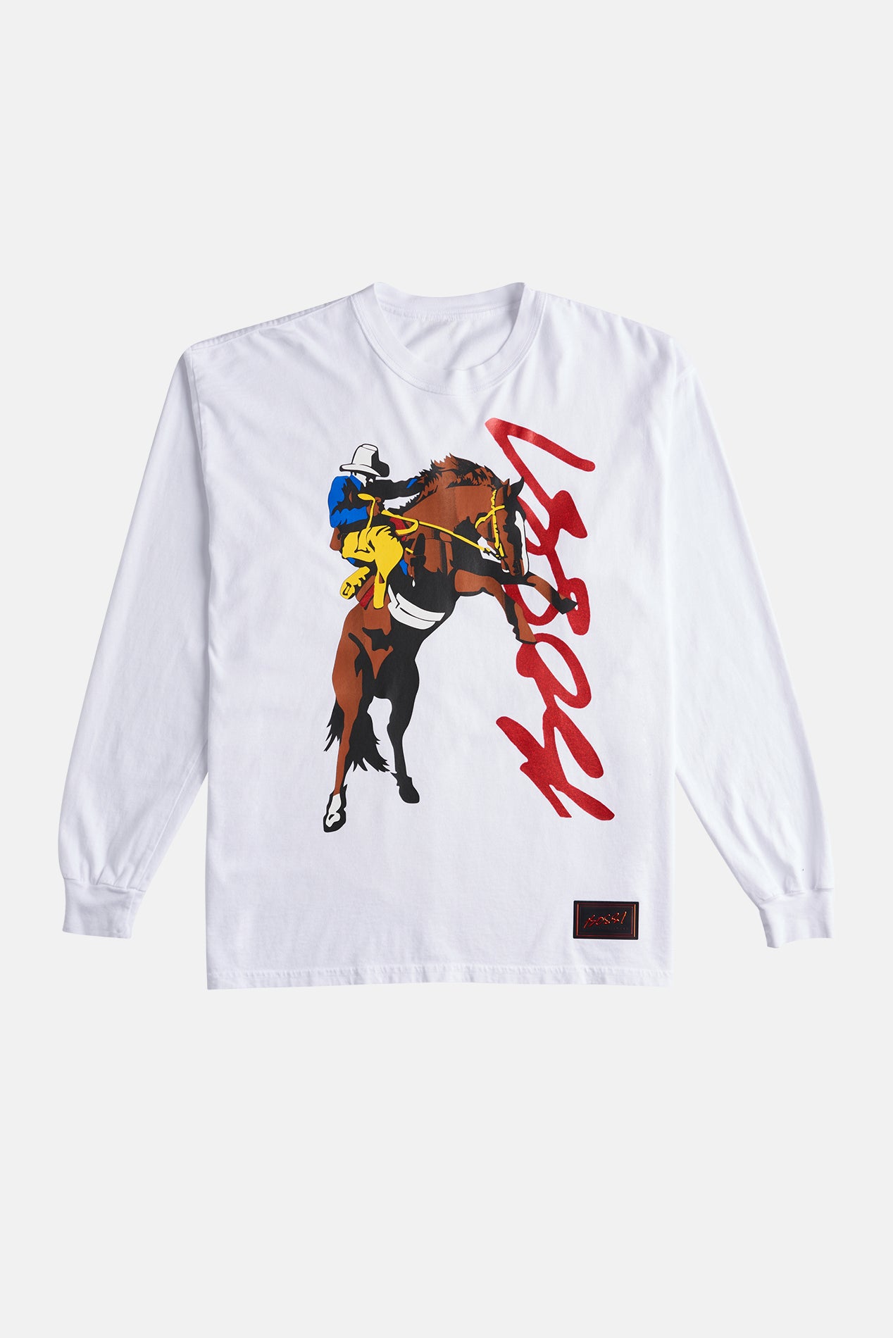 Cowboy LS Tee White – blueandcream