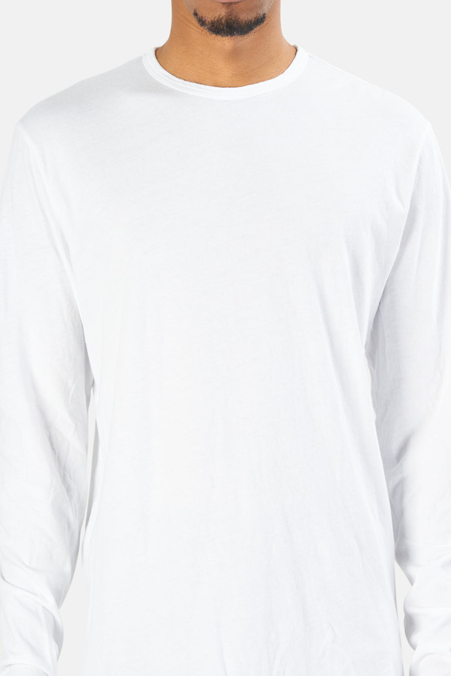 Jagger Long Sleeve Shirt White - blueandcream