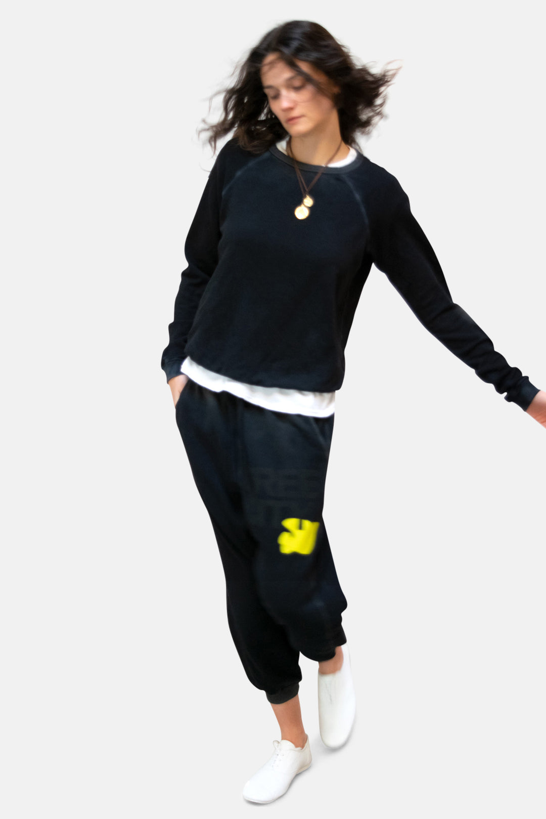 LUCKY RABBIT Sweatshirt - Superblack Rabbit