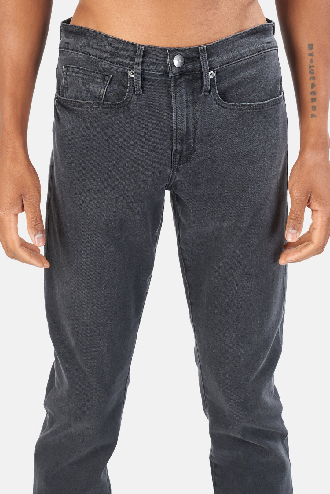 FRAME Fade to Grey L'Homme Slim Jeans - blueandcream