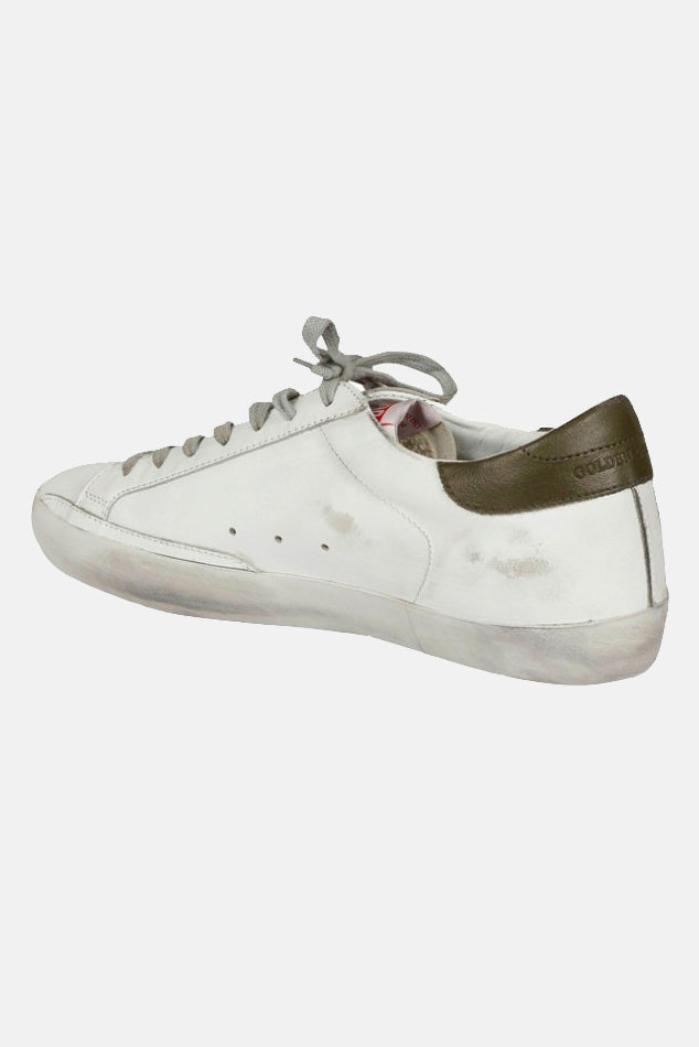 Super-Star Low Top Sneaker White/Military - blueandcream